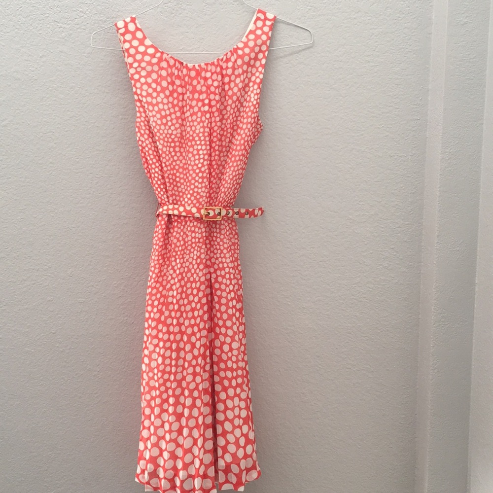 Polka dot dress w/belt